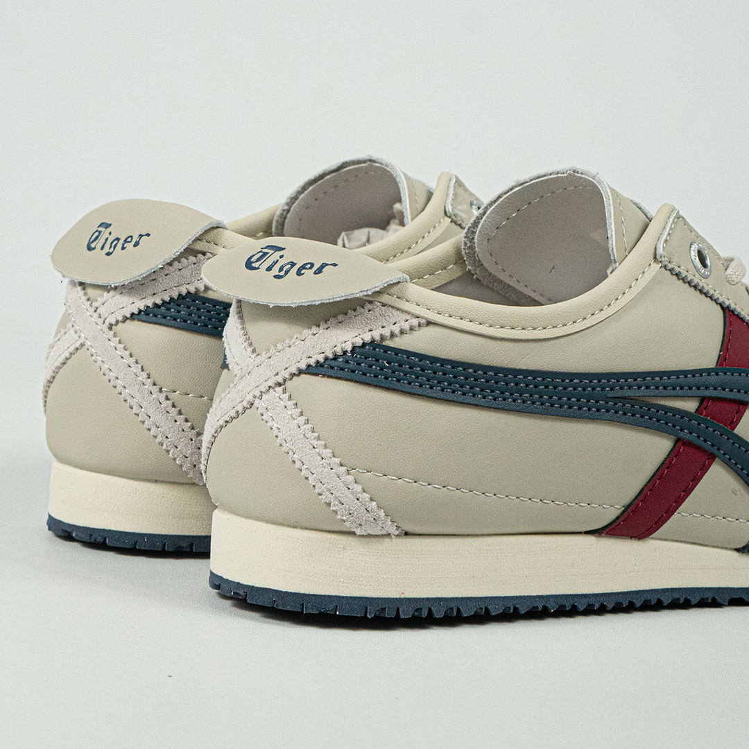 Sepatu Onitsuka Tiger Mexico 66 SD Super Deluxe Cream Peacoat Navy Red Unisex Sneakers Casual Authentic - Image 3