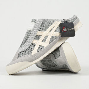 Sepatu Onitsuka Tiger Mexico 66 Sabot Pure Silver Unisex Sneakers Casual Authentic