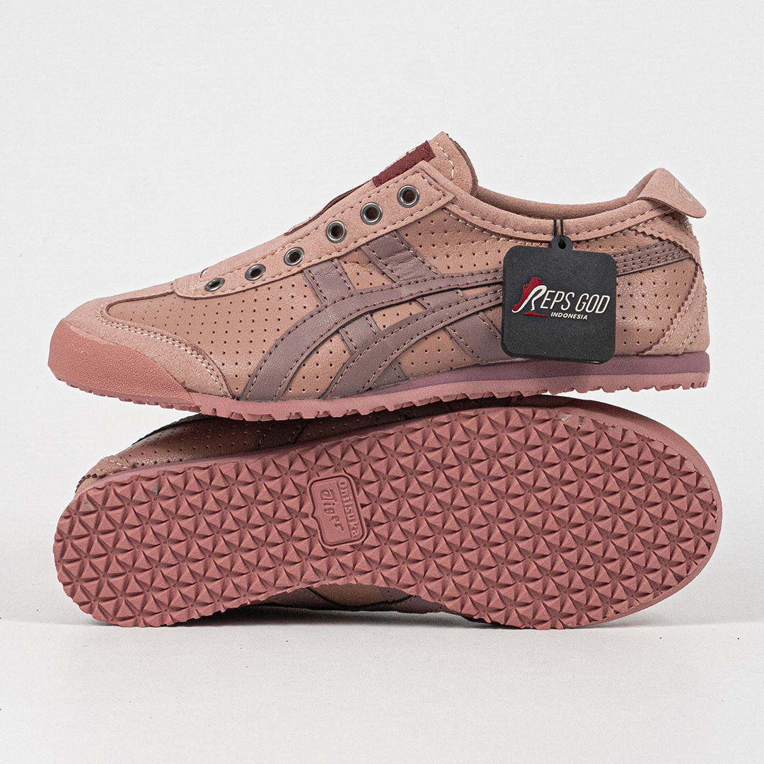 Sepatu Onitsuka Tiger Mexico 66 Slip On Perforated Unisex Sneakers Casual Authentic - Image 2