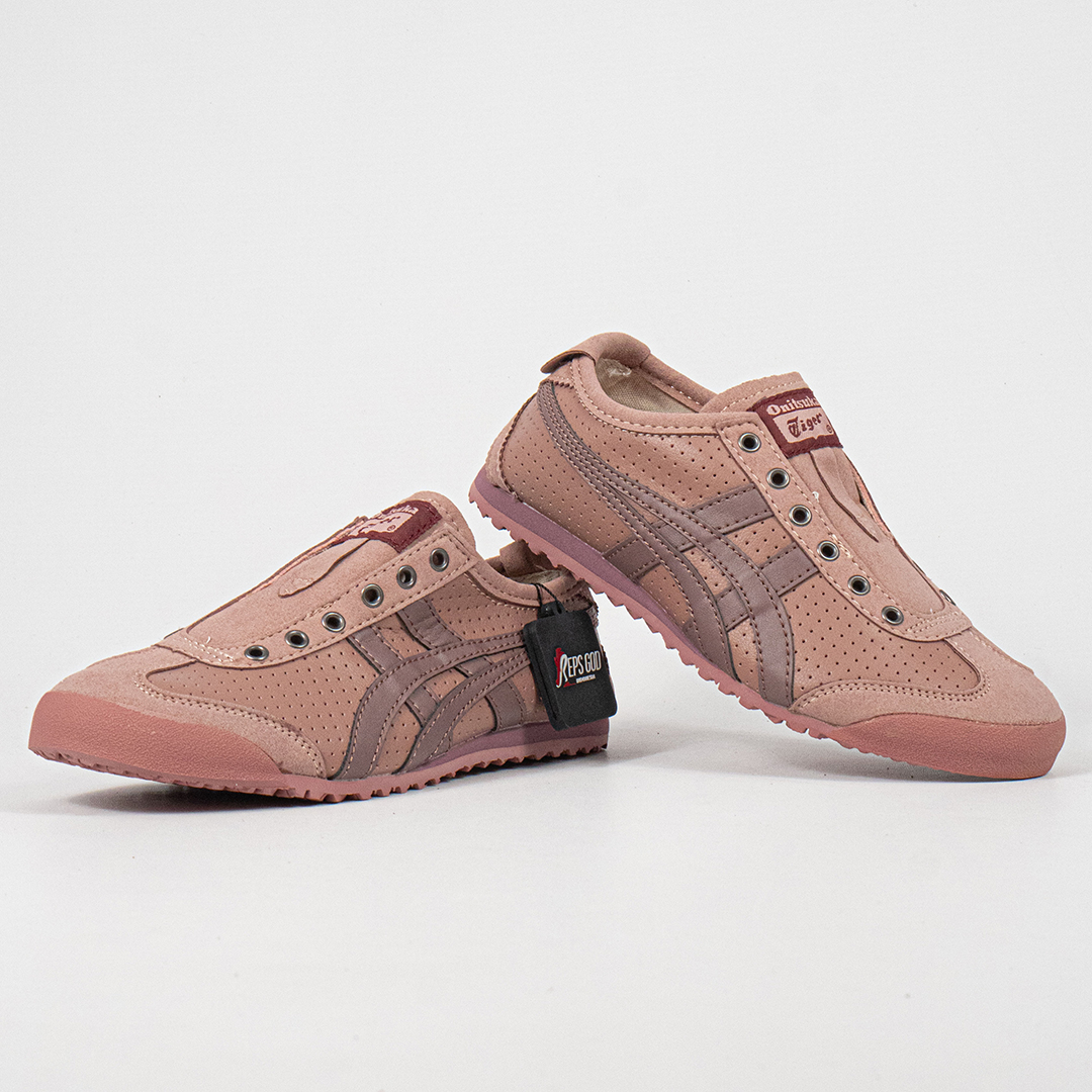 Sepatu Onitsuka Tiger Mexico 66 Slip On Perforated Unisex Sneakers Casual Authentic - Image 5