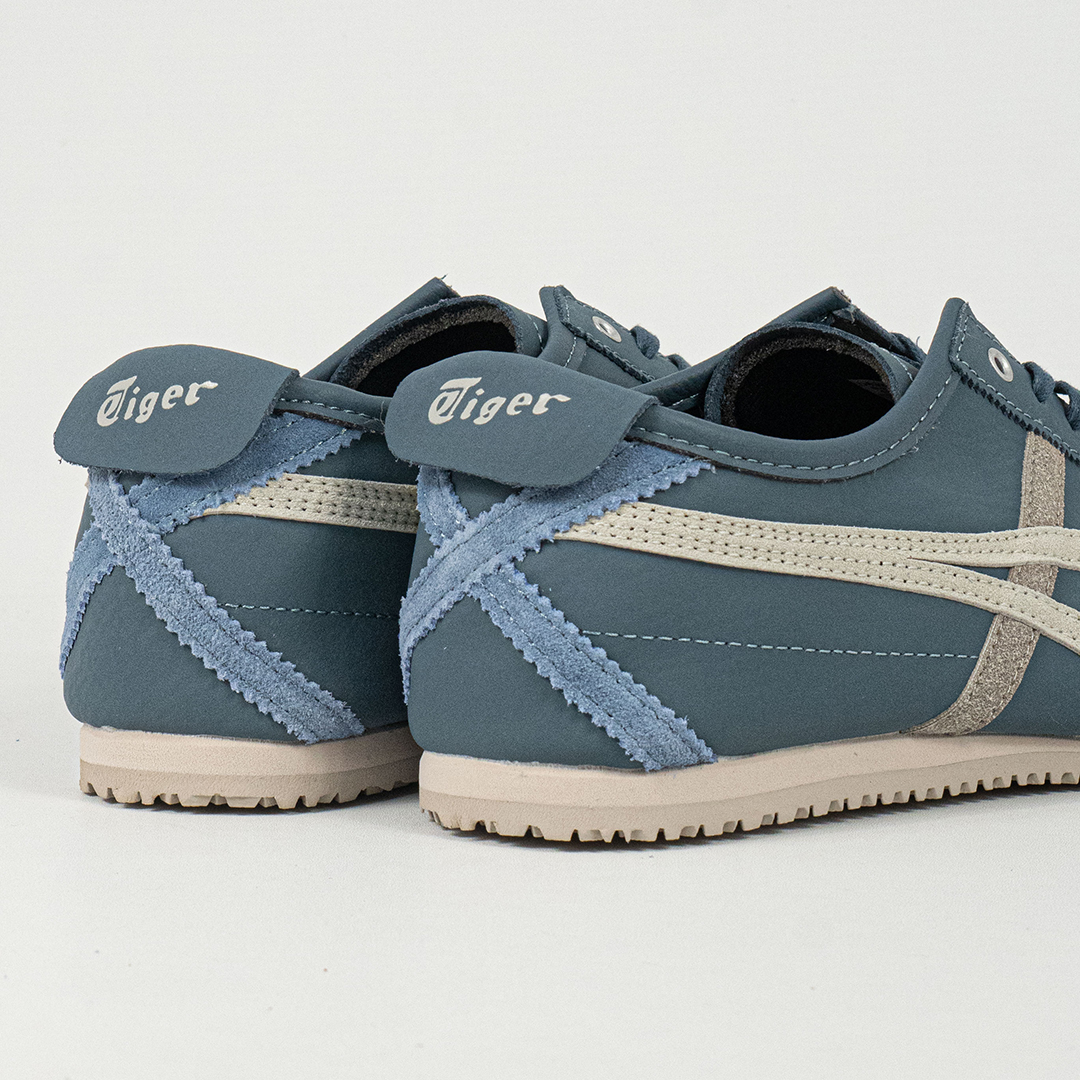 Sepatu Onitsuka Tiger Mexico 66 Suede Blue White Unisex Sneakers Casual Authentic - Image 3