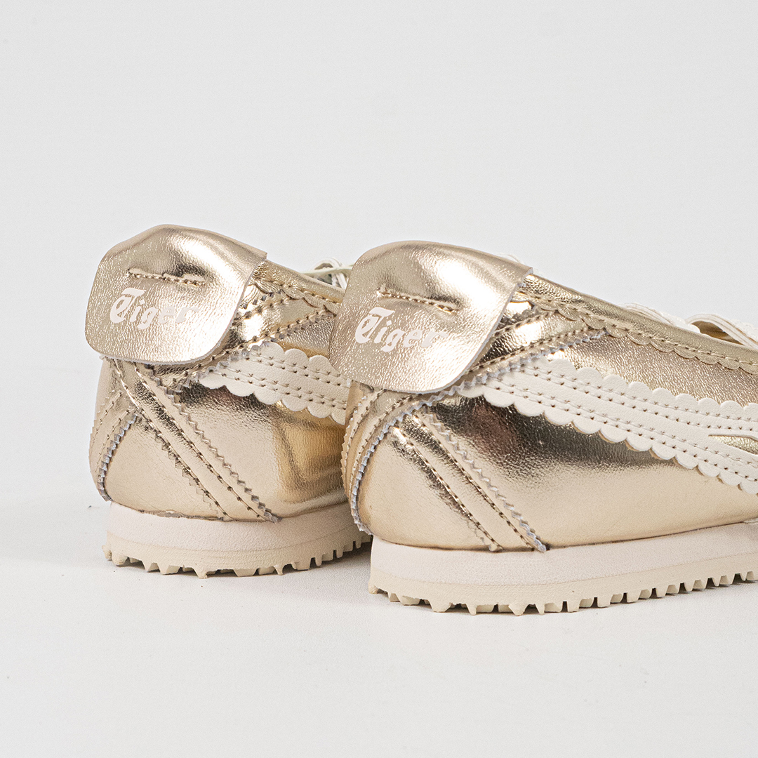 Sepatu Onitsuka Tiger Mexico TGRS TIGRESS Classic Champagne Cream Unisex Sneakers Casual Authentic - Image 3