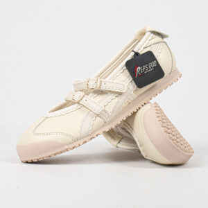 Sepatu Onitsuka Tiger Mexico TGRS TIGRESS Ivory Cream Beige Unisex Sneakers Casual Authentic