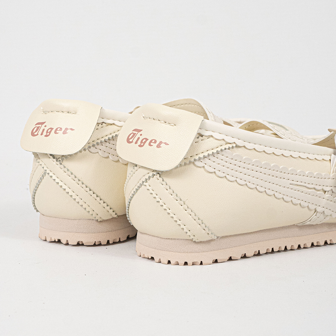 Sepatu Onitsuka Tiger Mexico TGRS TIGRESS Ivory Cream Beige Unisex Sneakers Casual Authentic - Image 3