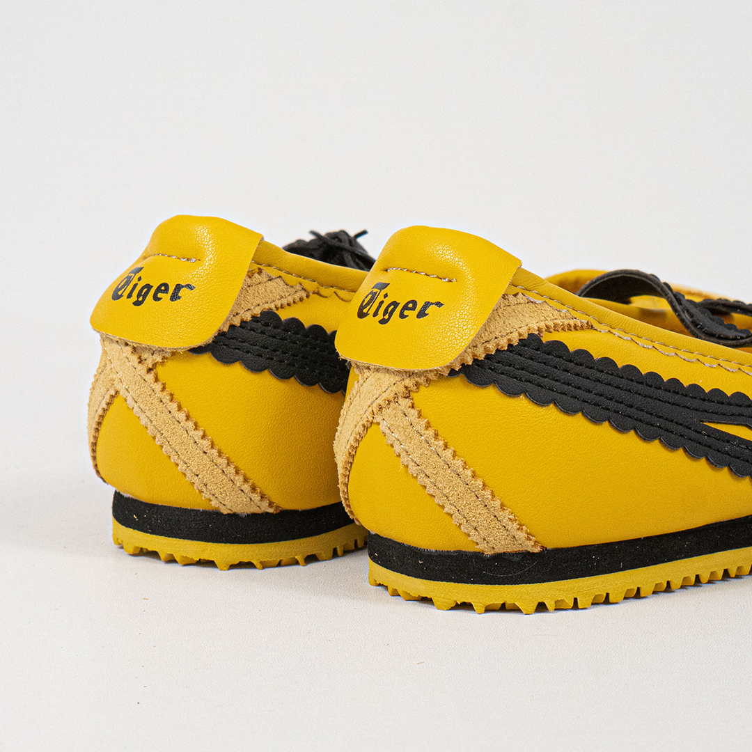 Sepatu Onitsuka Tiger Mexico TGRS TIGRESS Yellow Black Unisex Sneakers Casual Authentic - Image 3
