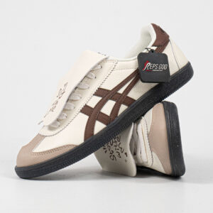 Sepatu Onitsuka Tiger Mexico Tokuten Cream Brown Stay With Me Unisex Sneakers Casual Authentic