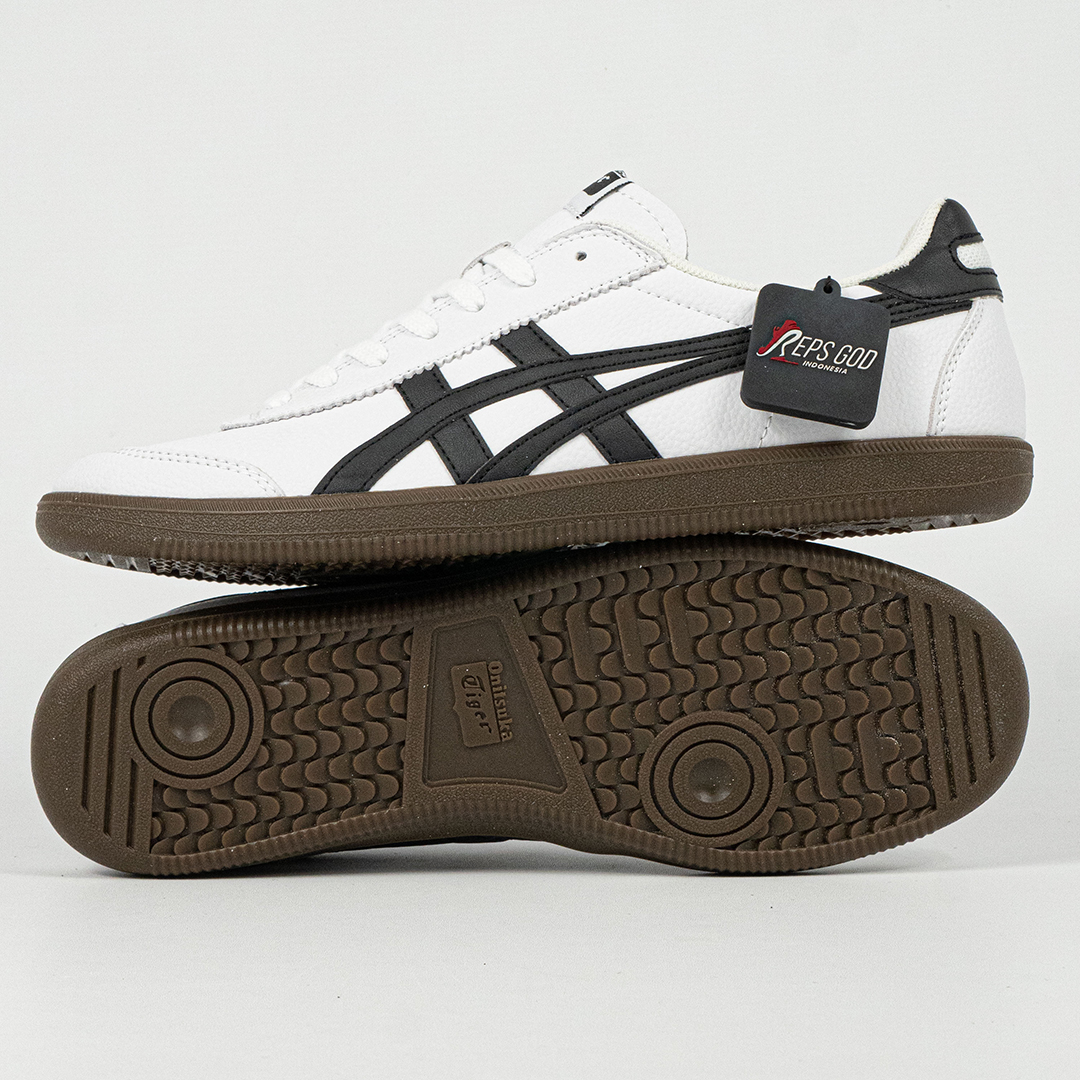 Sepatu Onitsuka Tiger Mexico Tokuten White Black Brown Unisex Sneakers Casual Authentic - Image 2