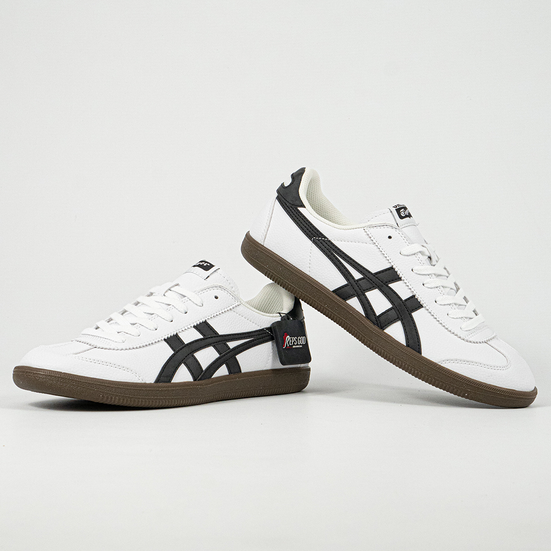 Sepatu Onitsuka Tiger Mexico Tokuten White Black Brown Unisex Sneakers Casual Authentic - Image 5