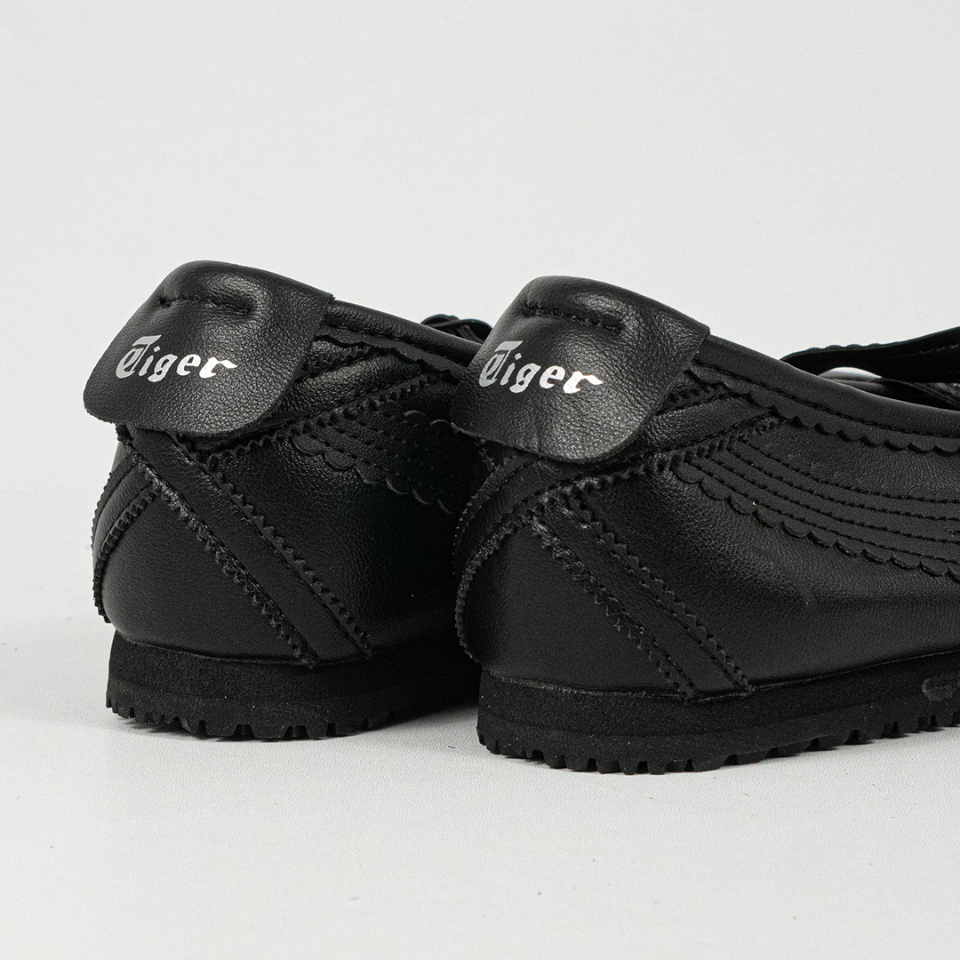Sepatu Onitsuka Tiger Mexico TGRS TIGRESS Black Allblack Unisex Sneakers Casual Authentic - Image 3