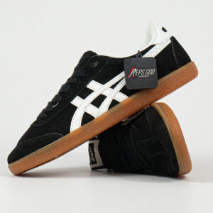 Sepatu Onitsuka Tiger Tokuten Black White Brown Unisex Sneakers Casual Authentic