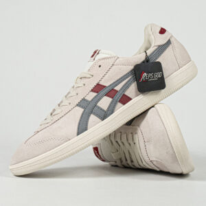 Sepatu Onitsuka Tiger Tokuten Red Grey Unisex Sneakers Casual Authentic
