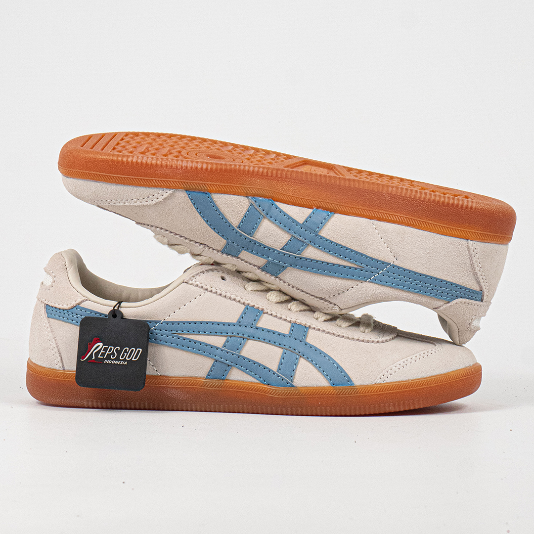 Sepatu Onitsuka Tiger Mexico Tokuten Sky White Blue Gum Unisex Sneakers Casual Authentic - Image 4