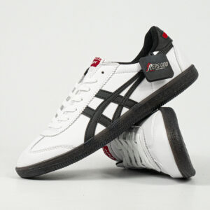 Sepatu Onitsuka Tiger Tokuten White Black Red Unisex Sneakers Casual Authentic
