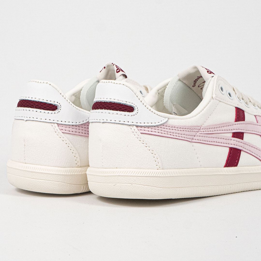 Sepatu Onitsuka Tiger Mexico Tokuten White Pink Rose Red Unisex Sneakers Casual Authentic - Image 3