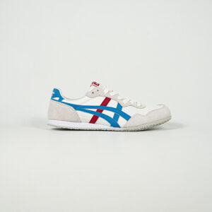 Sepatu Onitsuka Tiger Serrano White Directoire Blue Unisex Sneakers Casual Authentic