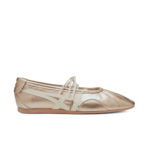 Sepatu Onitsuka Tiger Gymnarina Rose Gold Cream Women Casual Wanita Indoor Outdoor Sneakers Authentic