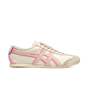 Sepatu Onitsuka Tiger Mexico 66 Laces Cream Ginger Peach Unisex Sneakers Wanita Casual Authentic